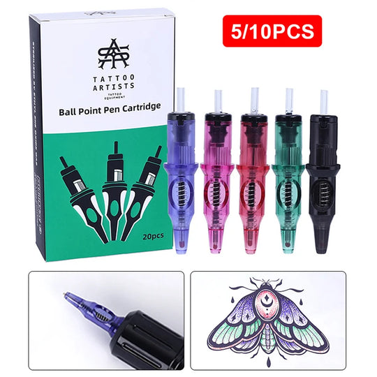 Creative Freedom Pack 5/10pcs Ballpoint Cartridge Needles for Artists