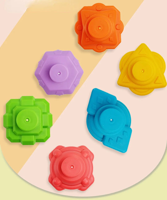 Rainbow Shape Fun: Interactive Learning Toy for Babies and Toddlers