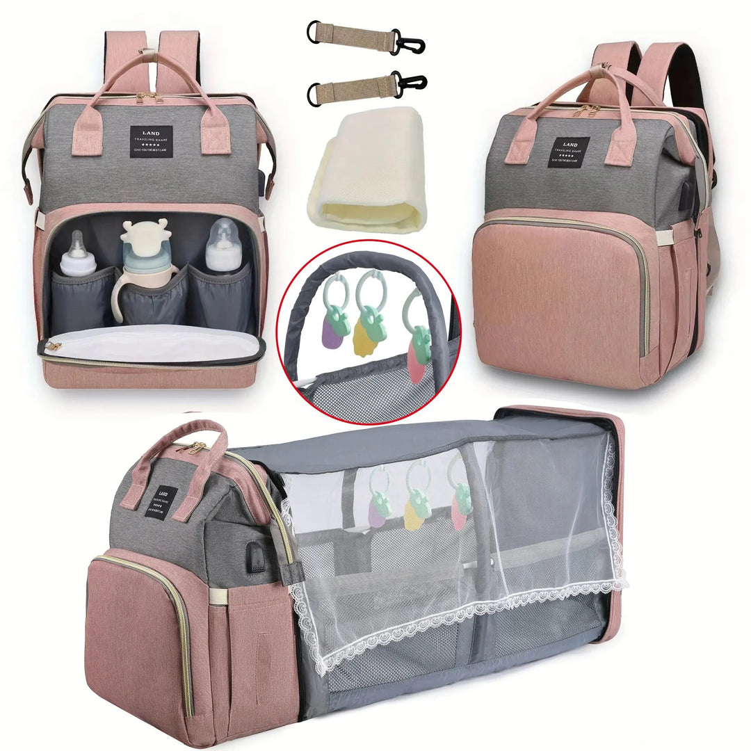 LittleLuxe Mommy Baby Diaper Bag Backpack - Your All-in-One Parenting