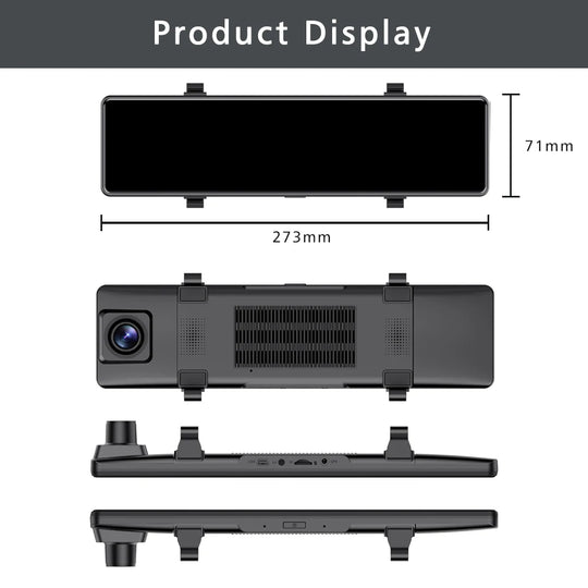 Drive Smarter, GPS-Enabled Car DVR Dash Cam with Bluetooth Connectivity!