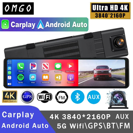 Drive Smarter, GPS-Enabled Car DVR Dash Cam with Bluetooth Connectivity!