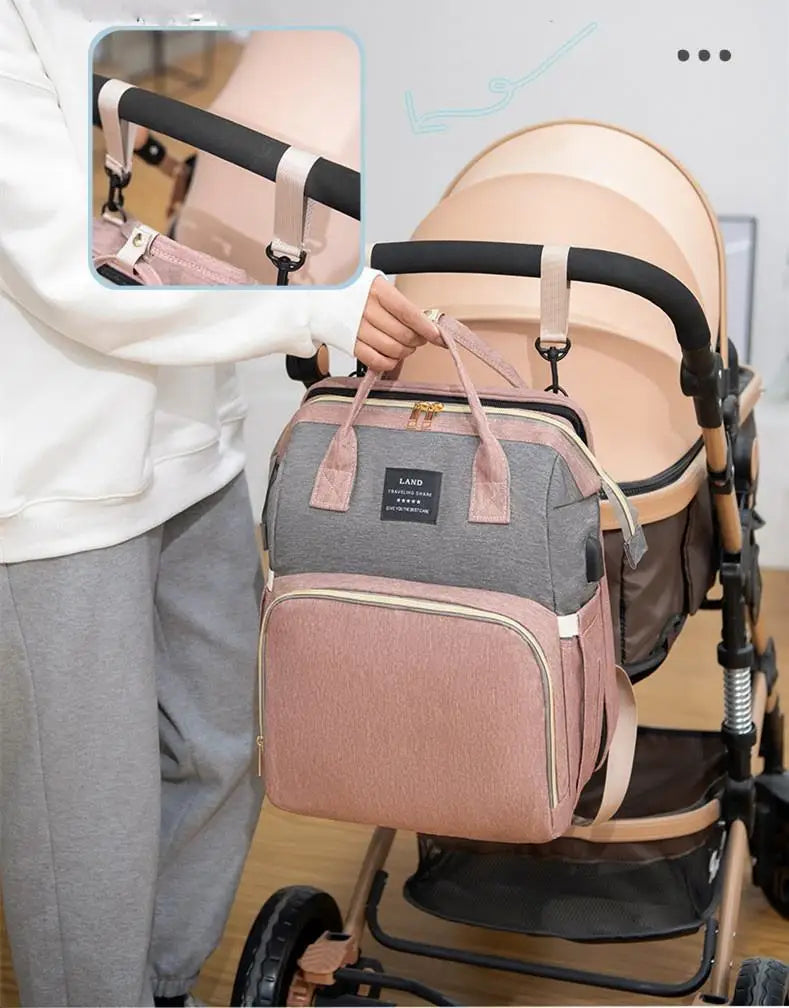 LittleLuxe Mommy Baby Diaper Bag Backpack - Your All-in-One Parenting